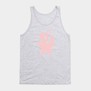 Hitchhiking Ghosts Hamilton Star Mashup Millennial Pink Tank Top